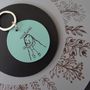 Child's Drawing Or Writing Personalised Leather Keyring, thumbnail 2 of 7