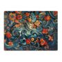 Floral Whirls Textured Glass Chopping Board, thumbnail 8 of 8