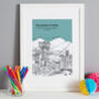 Personalised Derby Graduation Gift Print, thumbnail 1 of 9