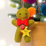Personalised Gingerbread Man Decoration, thumbnail 1 of 11