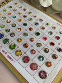 Mixed Designs 360 Colourful Round Bindi Book, 6 of 7