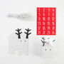 Silver Reindeer Advent Calendar Boxes, thumbnail 2 of 4