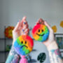 Wavy Rainbow Happy Sad Charm, thumbnail 4 of 7