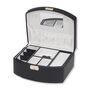 Personalised Orla Black Jewellery Box – Large, thumbnail 1 of 5