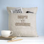 Personalised Linen Christmas Cushion With Pocket Gift, thumbnail 3 of 12