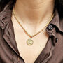 18k Gold Vermeil Plated Astra Rope Necklace, thumbnail 7 of 8