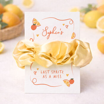 Last Spritz Hen Party Favours Scrunchies Party Bag Fillers, 5 of 8