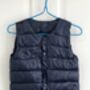 Personalised Button Padded Jacket Body Warmer Gilet, thumbnail 6 of 6