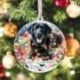 Personalised Labrador In Christmas Lights, thumbnail 10 of 12