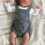 'Daddy Is The Best' Print Baby Bubble Romper, thumbnail 1 of 7