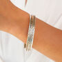 Karma Abundance Sterling Silver Spinning Bangle, thumbnail 1 of 12