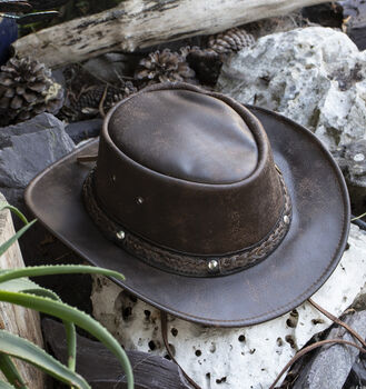 Soft Foldable Leather Hat Unisex, 12 of 12