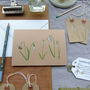 Snowdrops Hand Finished Greetings Card, thumbnail 8 of 11