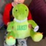Personalised Large Dinosaur Embroided Name Teddy, thumbnail 1 of 3