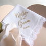 Personalised Handkerchief Mother Of The Groom, thumbnail 3 of 5