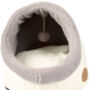 Cats Igloo Cave Bed With Toy Grey, thumbnail 2 of 3