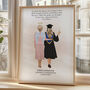Personalised Graduation Memorial Print From Mum, thumbnail 1 of 6