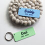 The Year You Became My Daddy Personalised Keyring, thumbnail 1 of 7