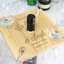 Personalised Wine O'clock Glasses And Bottle Butler, thumbnail 3 of 6