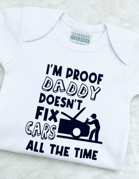 Pregnancy Announcement Vest | I’m Proof Daddy Doesn’t, 8 of 9