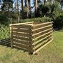 Natural Wood Slatted Garden Composter, thumbnail 1 of 5