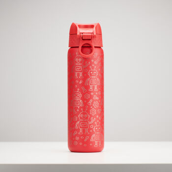 Personalised Robot Children's School Ion8 Water Bottle, 7 of 12