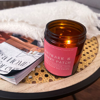 Rhubarb And Berry Patch Apothecary Candle, 2 of 3