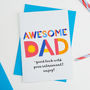 Awesome Dad Personalised Card, thumbnail 2 of 2