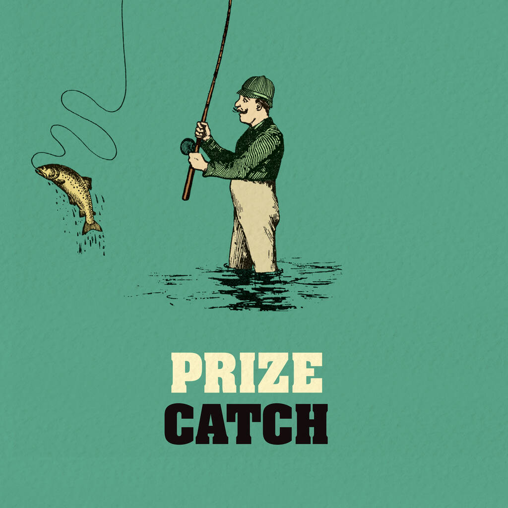 Fishing' Funny Card For Men By The Typecast Gallery 