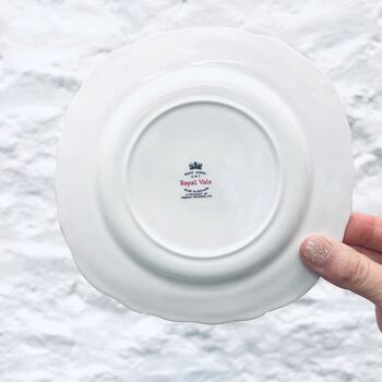 Sorry The Cat Is A Twat Upcycled Vintage Plate, 9 of 9