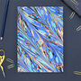 Personalised Hand Marbled Feather Journal, thumbnail 1 of 5