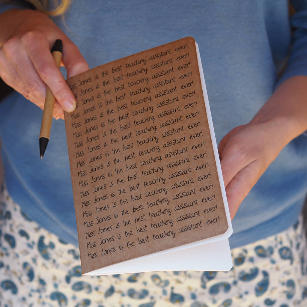 'Lines' Personalised Teacher Notebook By So Close