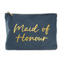 Luxurious Velvet Bridal Party Makeup Bags, thumbnail 7 of 9