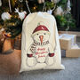 Children's Personalised Snowman Christmas Sack, thumbnail 1 of 2