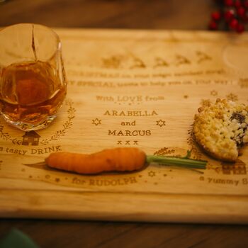 Personalised Christmas Eve Reindeer Treat Board, 11 of 11