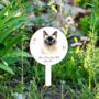 Personalised Cat Love Heart Memorial Grave Marker, thumbnail 3 of 12