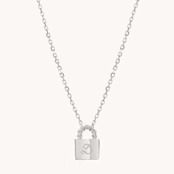Personalised Padlock Necklace, 6 of 8