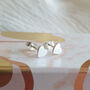 Sterling Silver 925 Solid Love Heart Ear Stud Earrings, thumbnail 3 of 8