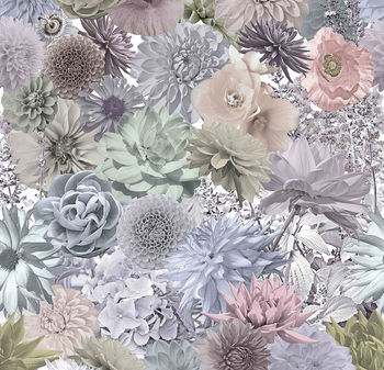 Floral Photograph Collage Wallpaper, 7 of 8