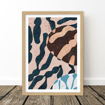 Terrazzo Abstract Cells Art Print, 4 of 7
