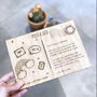Personalised Wooden Postcard, thumbnail 3 of 3