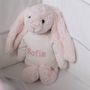 Personalised White And Pink Bathrobe With Bunny Ears, thumbnail 5 of 8