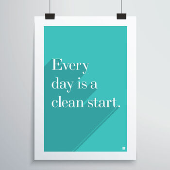 Clean Start Print, 8 of 12