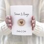 Forever And Always Wooden Love Token Valentines Card, thumbnail 1 of 3