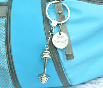 Personalised Gym Weights Keyring, 2 of 4