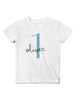 Personalised Baby T Shirt 1st Birthday, 8 of 9