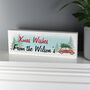 Personalised Driving Home For Christmas Block Sign, thumbnail 2 of 4