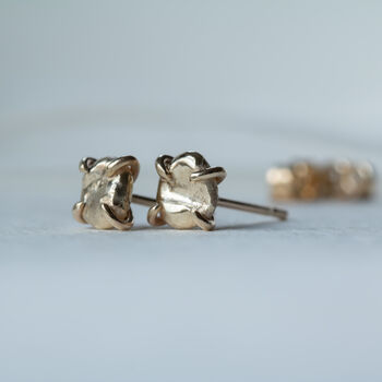Gold Nugget Studs, 2 of 8