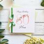 Handmade 80th Birthday Card. With Pink Numbers And Flower. Personalised, thumbnail 5 of 9