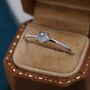 Sterling Silver Genuine Labradorite Stone Ring, thumbnail 1 of 10